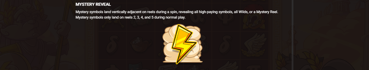 Machine a sous Le Zeus mystery reveal